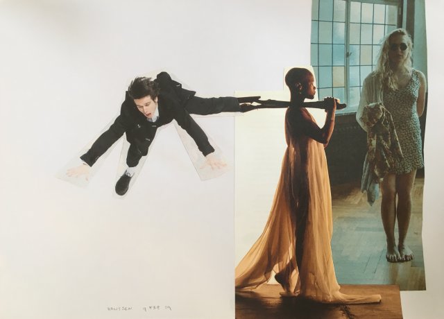Ed Hanssen - collage By accident 2019